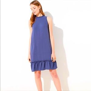 LOFT Ruffled Dress